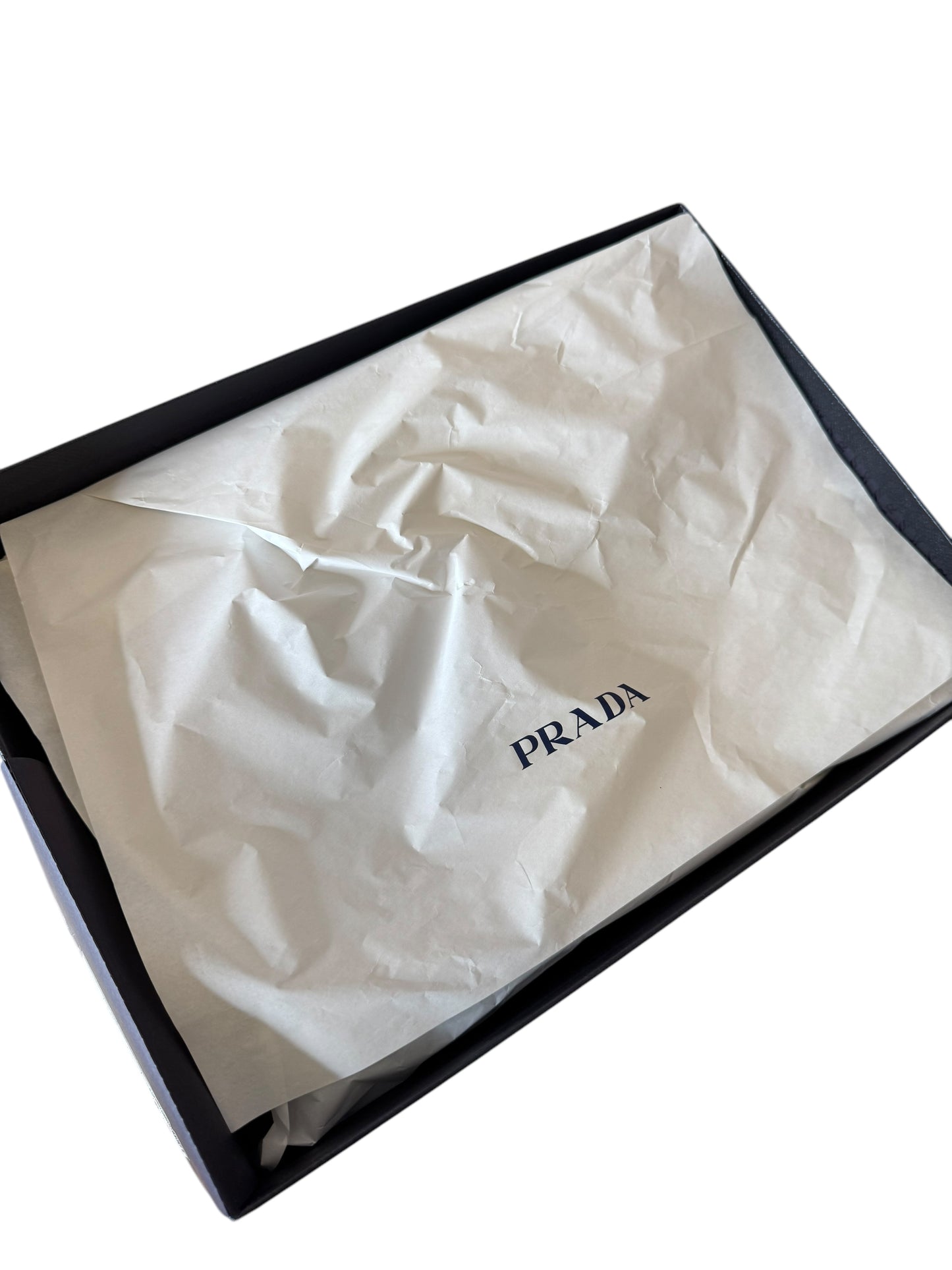 Prada mocassini in Pelle Spazzolata Nera Uomo - Taglia 9.5 UK (43,5 EU)