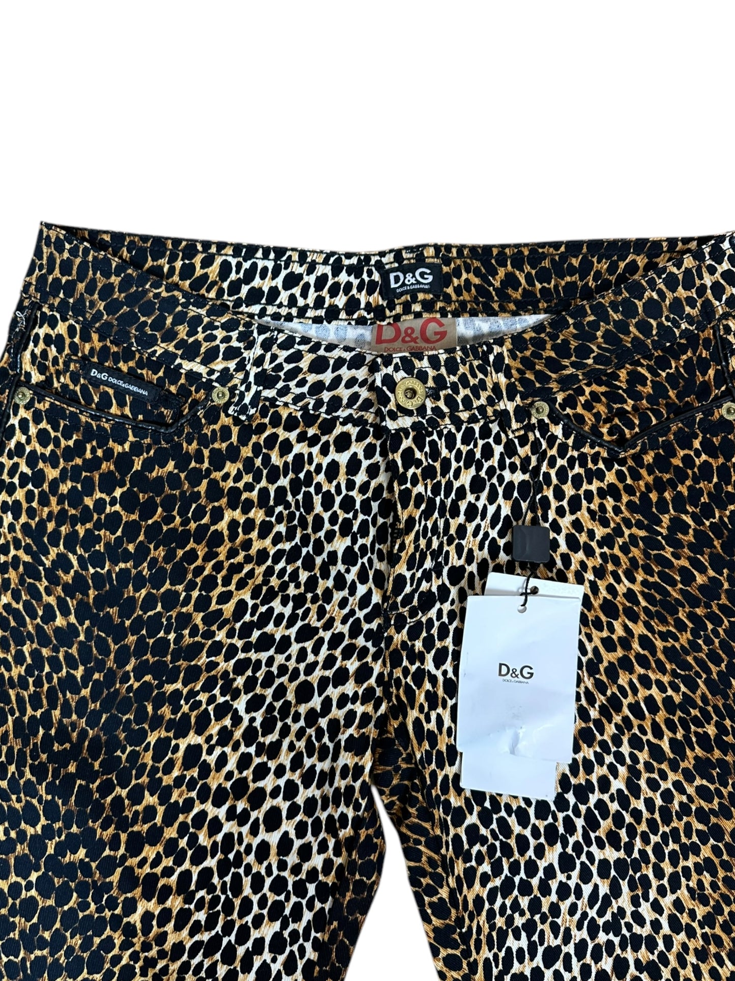 D&G pantalone vintage maculato. (L)