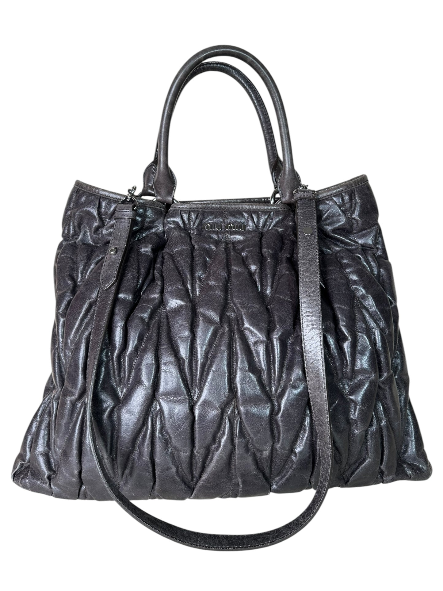 Miu Miu borsa in pelle matelassè