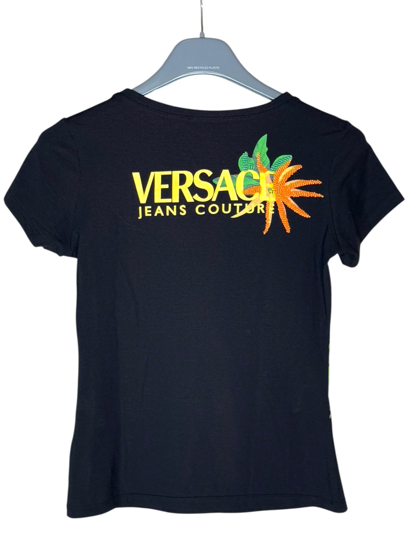 T-shirt vintage Versace “Aloha Florida” taglia M con perline