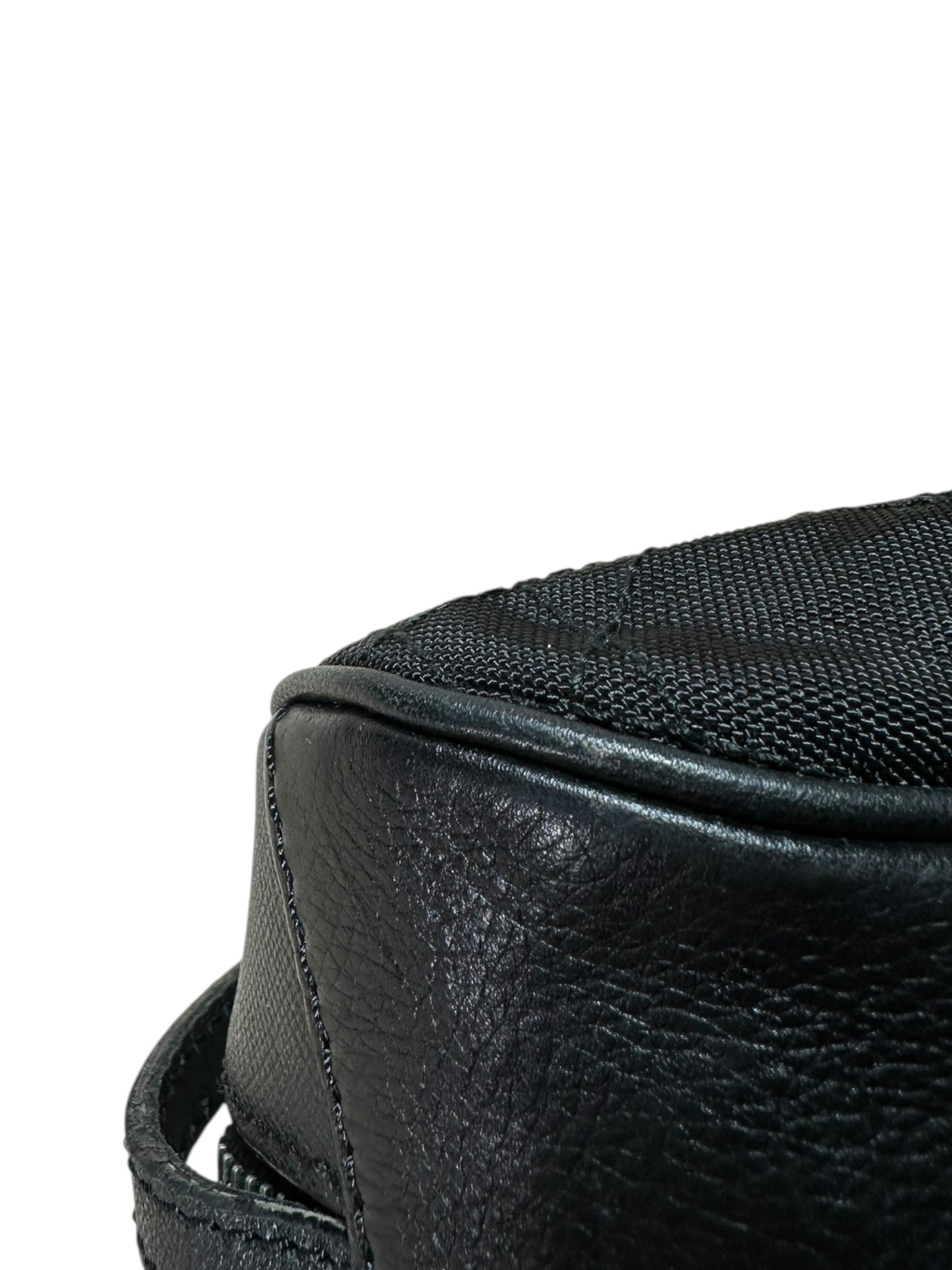 Dior mini borsa vintage in tela e pelle