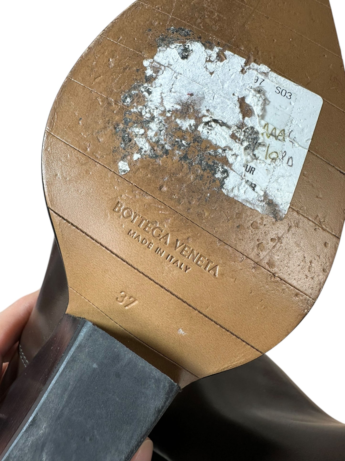Bottega Veneta stivaletto in pelle (37)