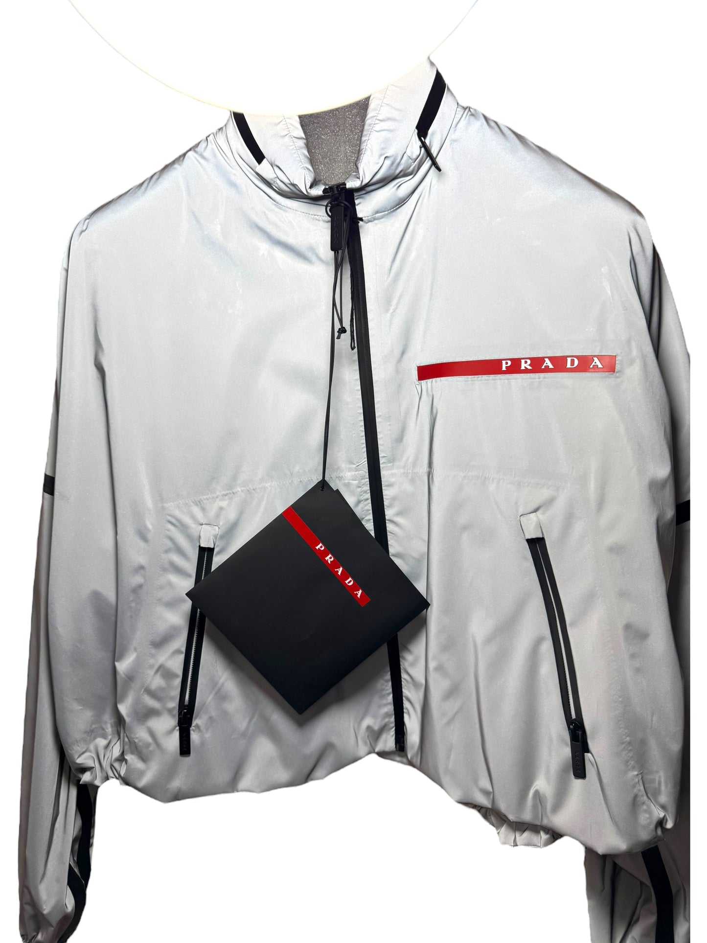 Giacca Prada Linea Rossa LR-LX066 Riflettente Uomo Taglia L