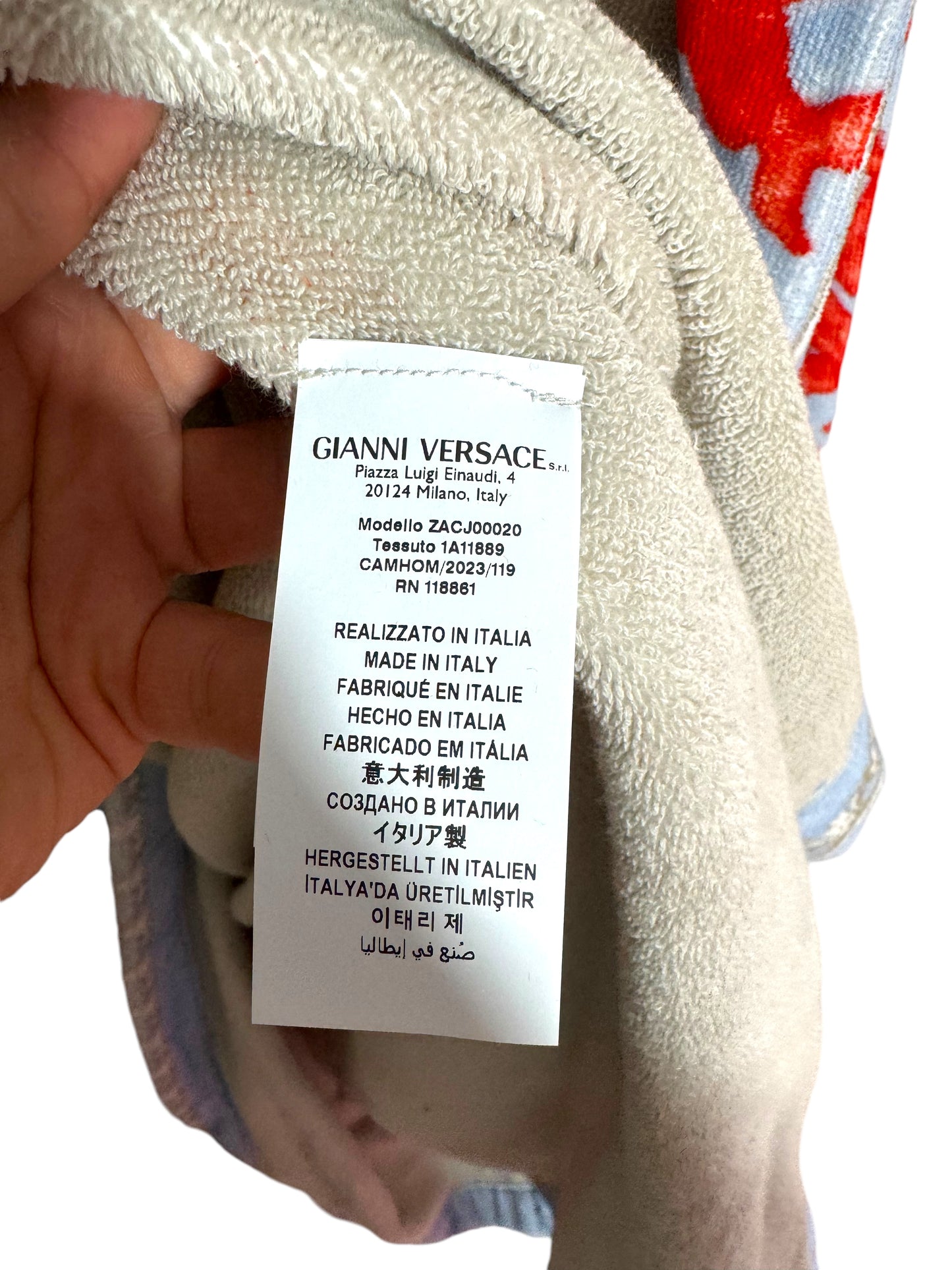 Versace accappatoio (L)