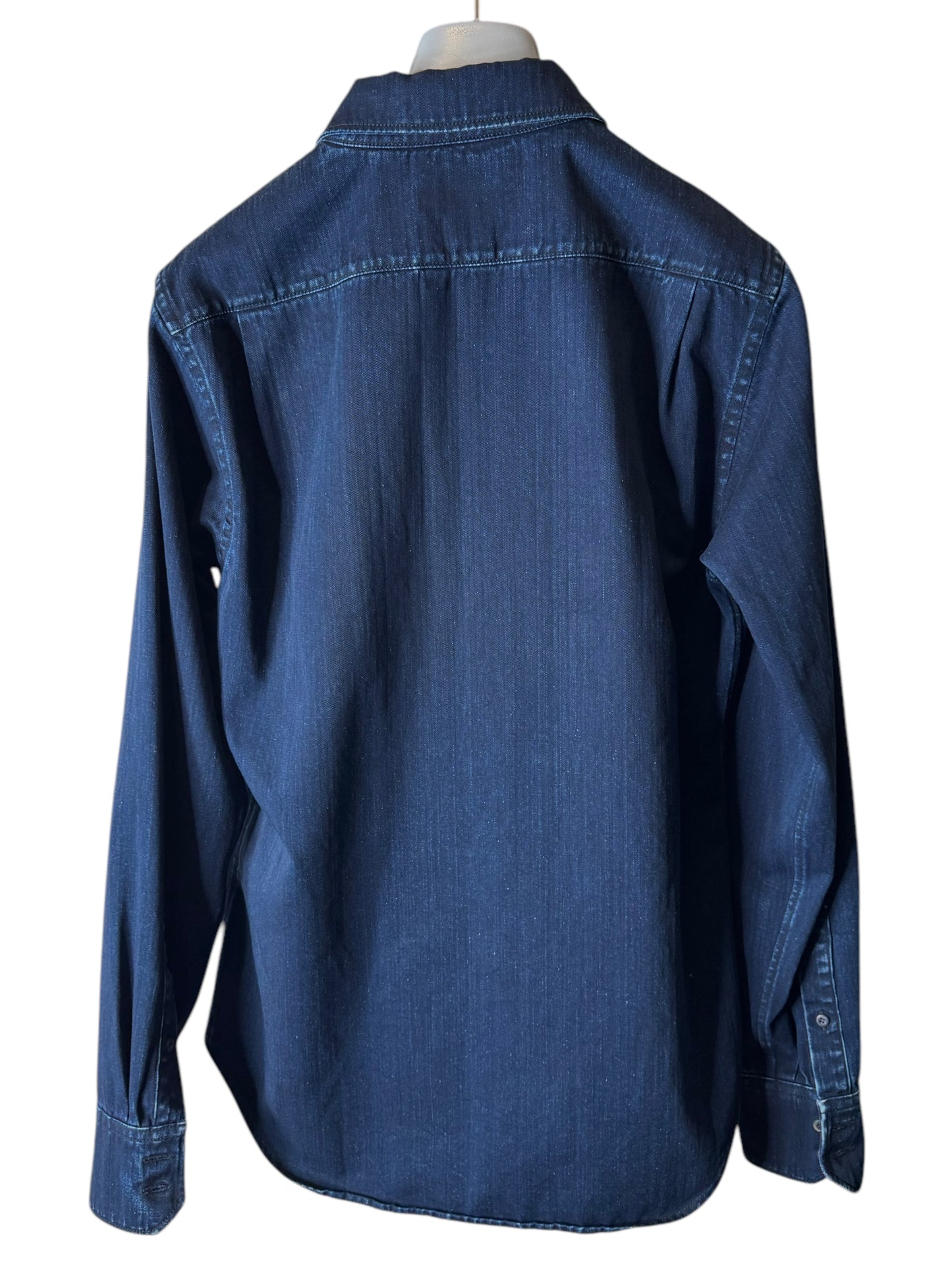 Camicia Prada Uomo Denim Blu 100% Cotone Taglia 39
