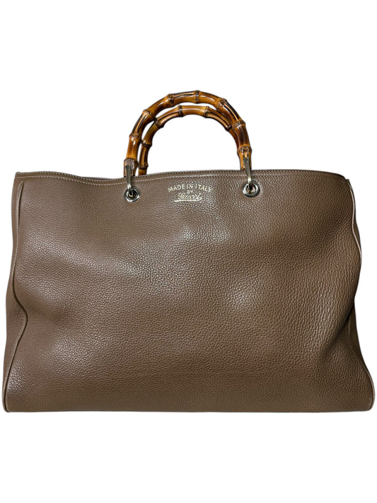 Gucci borsa shopper bamboo
