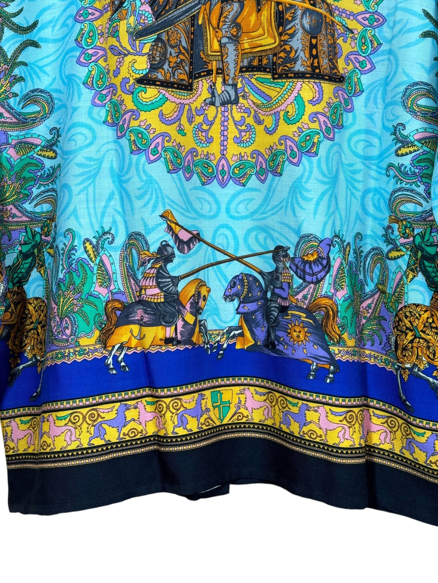 Istante di Gianni Versace camicia vintage in lana