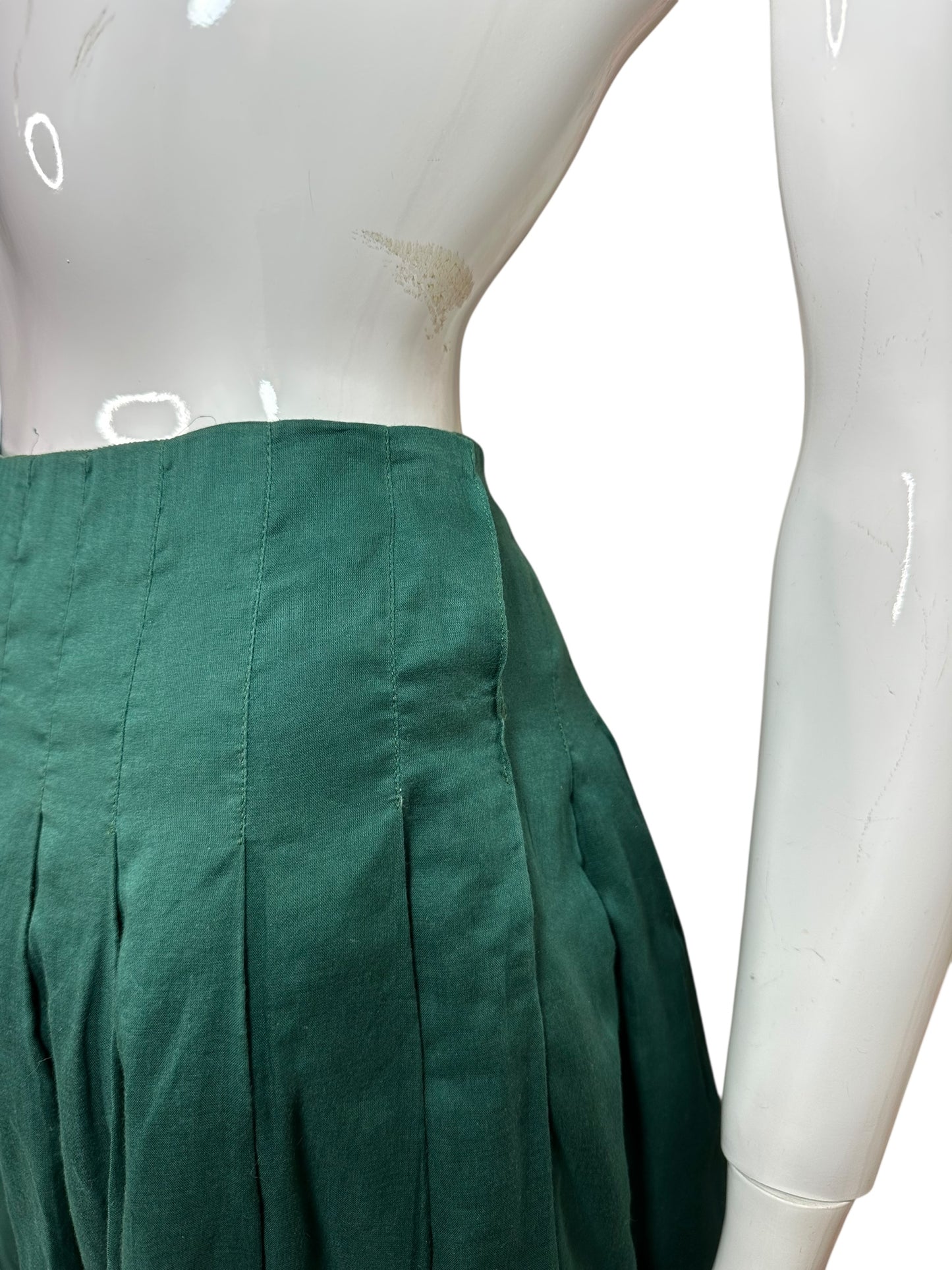 Prada gonna vintage a pieghe (S)