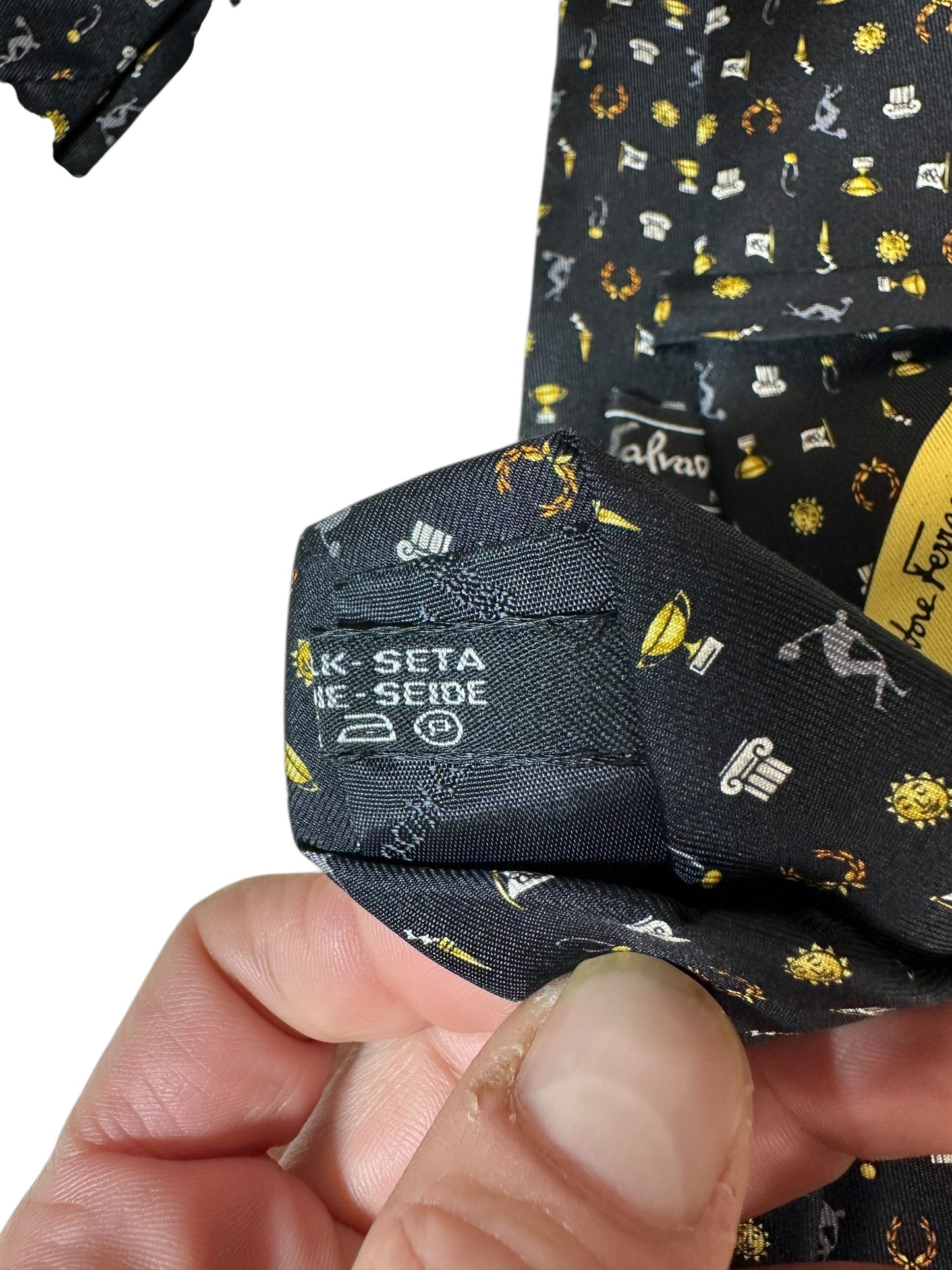 Salvatore Ferragamo cravatta in seta