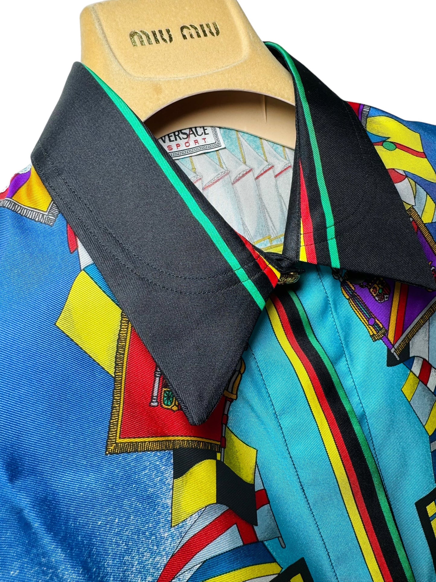 Versace sport camicia vintage in seta