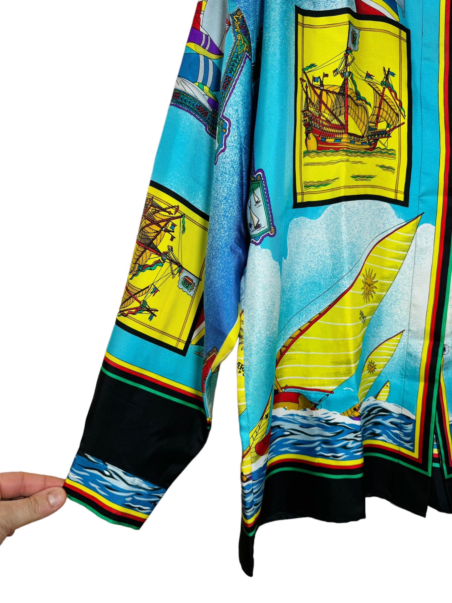 Versace sport camicia vintage in seta