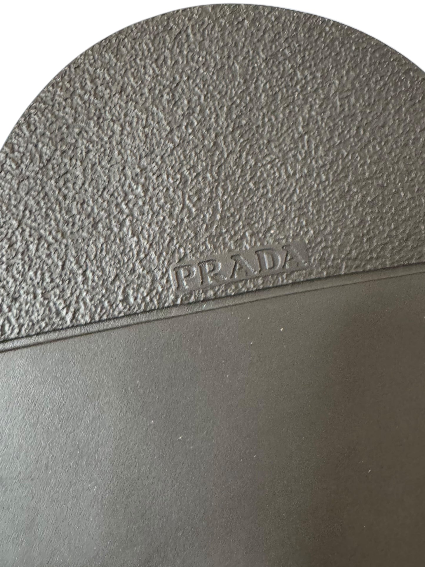 Prada mocassini in Pelle Spazzolata Nera Uomo - Taglia 9.5 UK (43,5 EU)