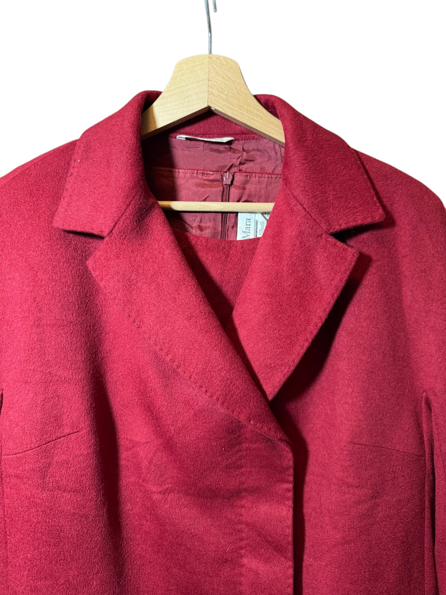 Max Mara Tailleur Completo Giacca e Abito Rosso