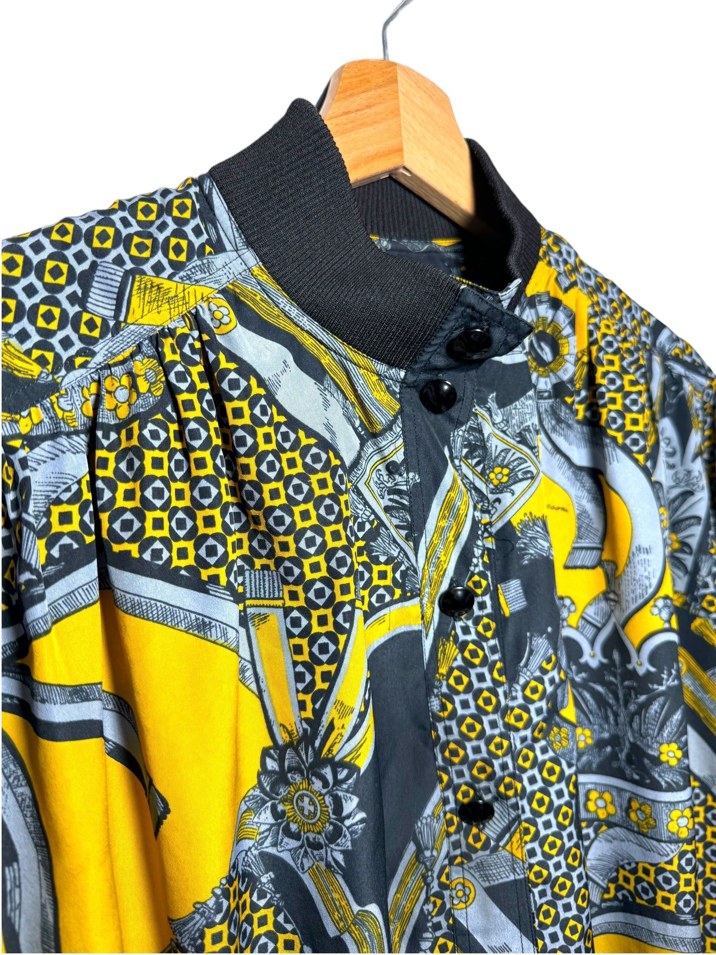 Bomber leggero vintage stampato (L)