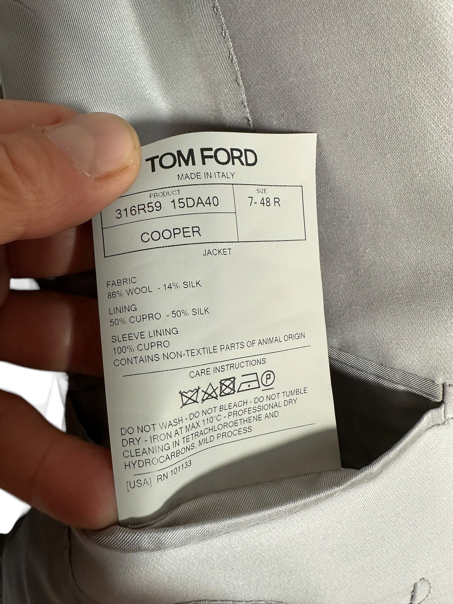 Tom Ford blazer maschile (M)