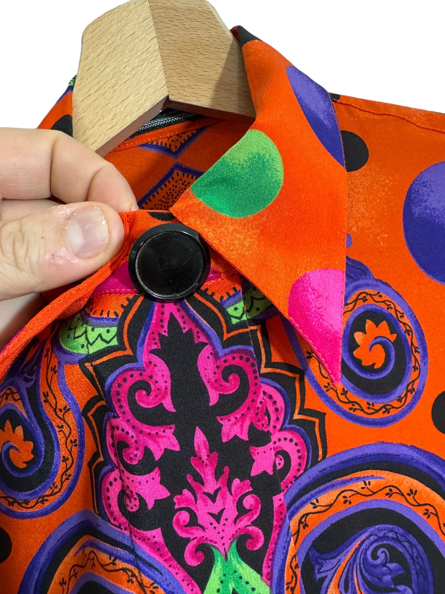 Gianni Versace camicia vintage anni 90s in seta