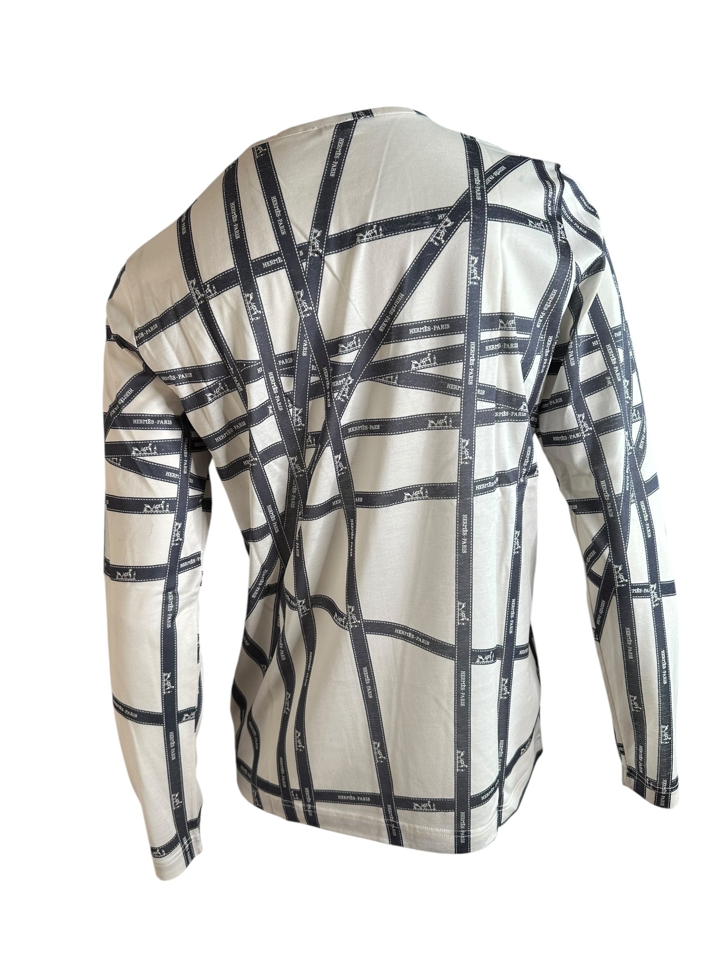 Hermès t-shirt vintage a maniche lunghe (M)