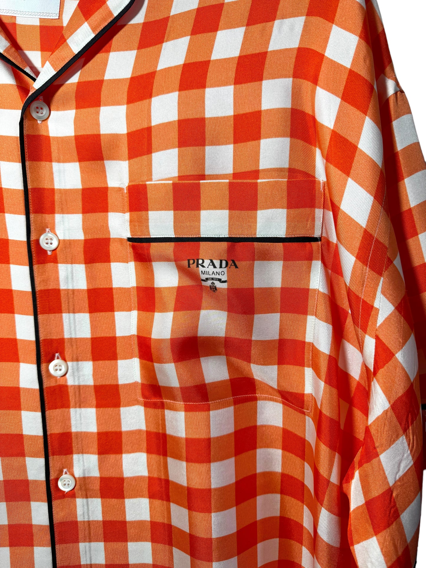 Prada camicia in seta