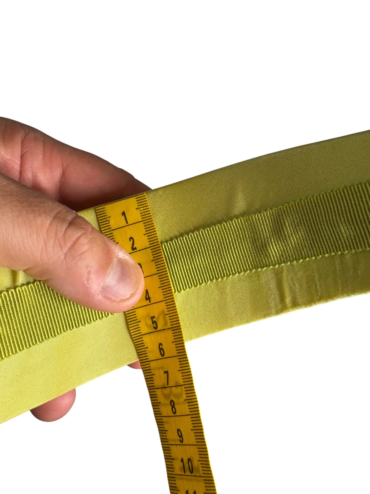 Prada cerchietto imbottito giallo con logo triangolo - taglia grande