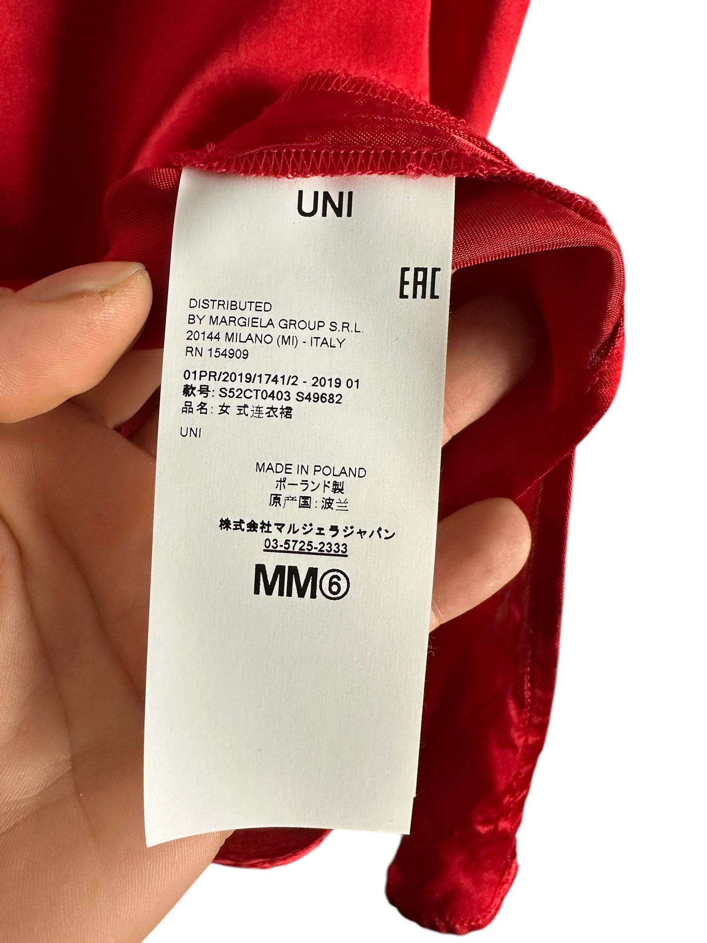 Margiela abito in viscosa