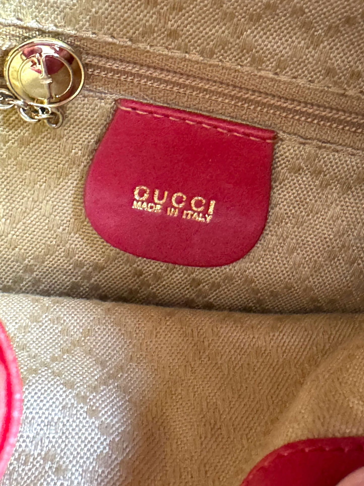 Gucci zaino in pelle bamboo