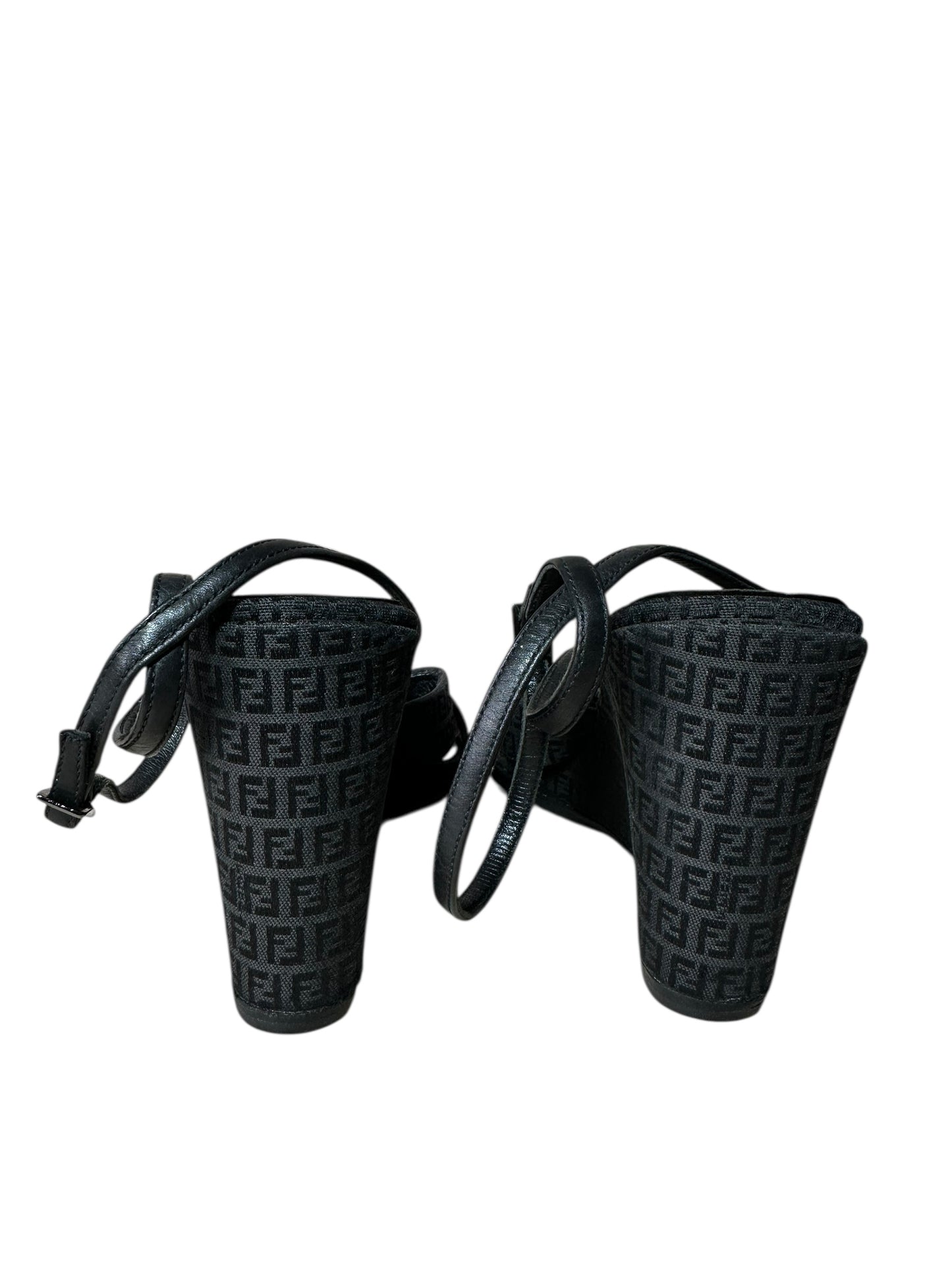 Fendi sandali vintage in tela (37)
