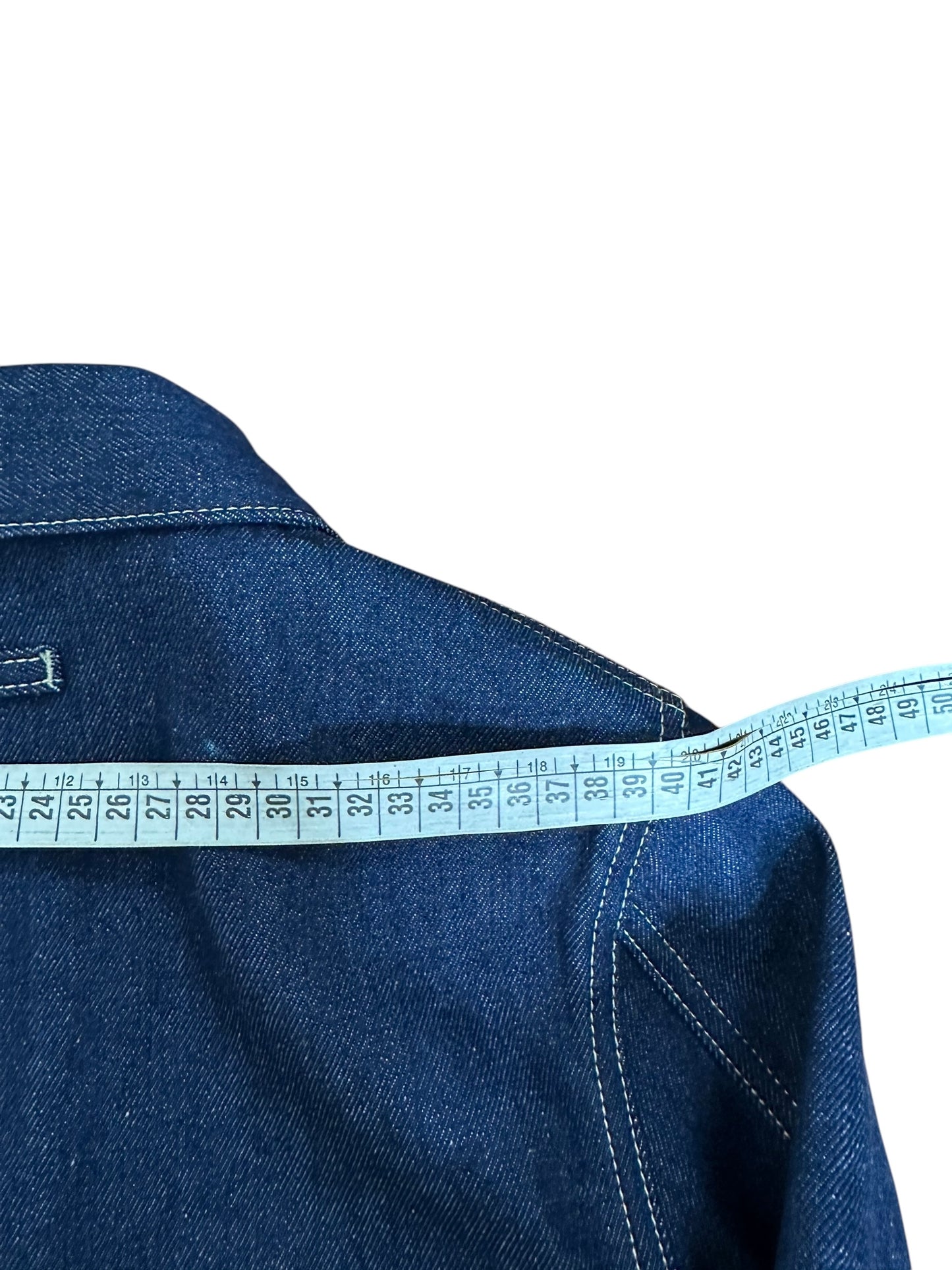 Jean Paul Gaultier giacca in denim crop (XS)