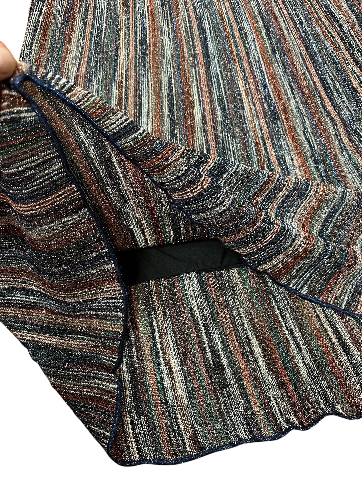Missoni maxi gonna in lurex (M)