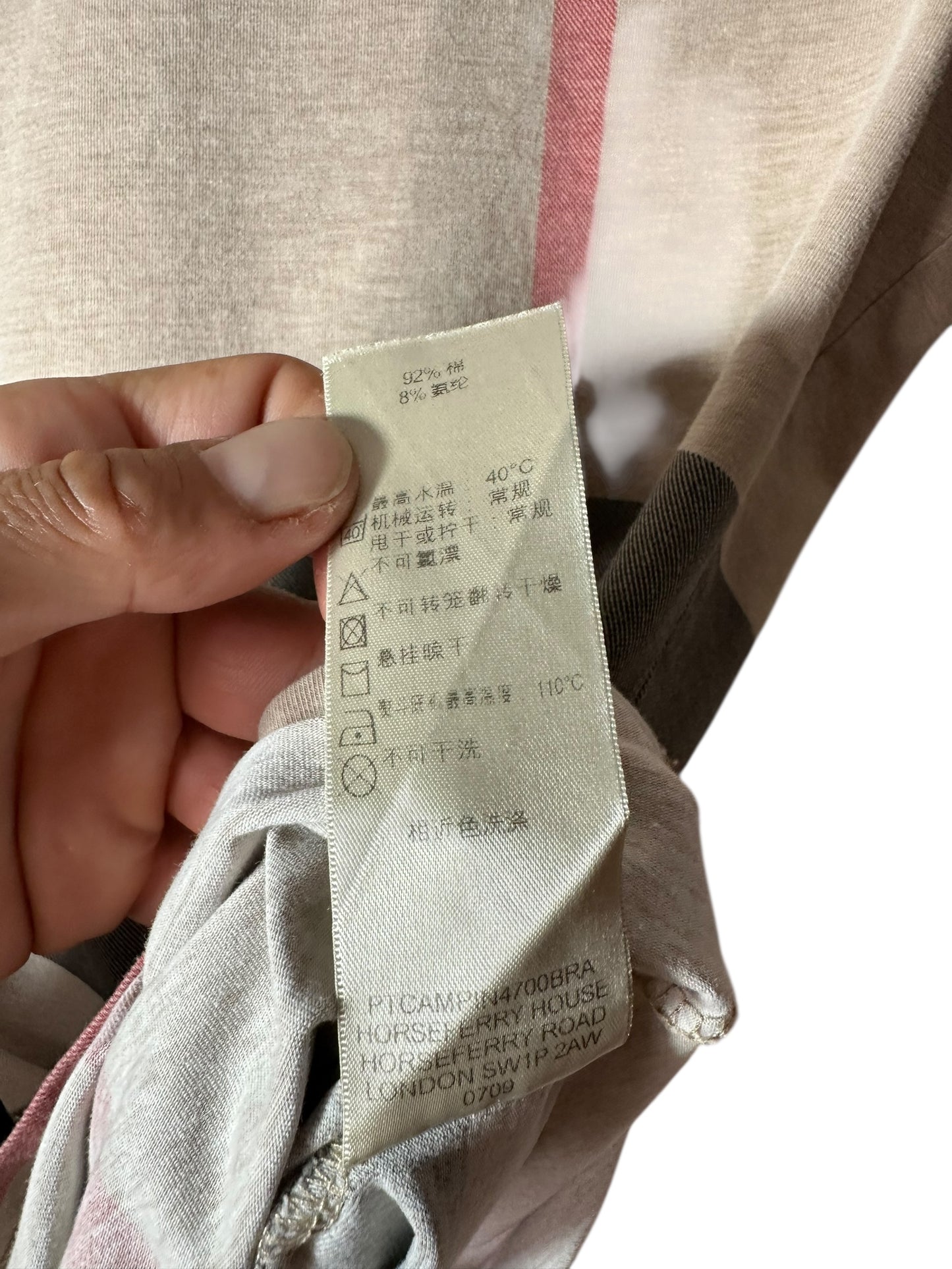 Burberry T-shirt in cotone