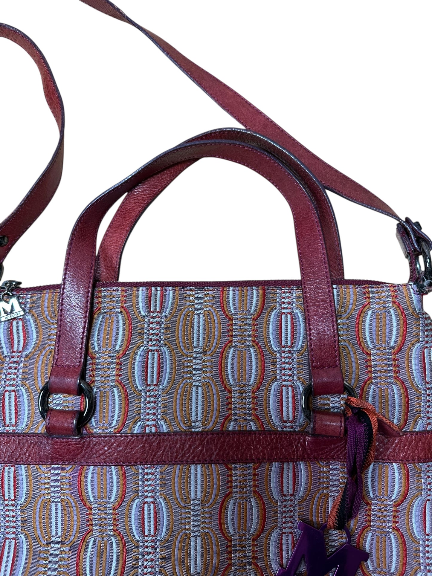 Missoni borsa vintage  in tela jacquard