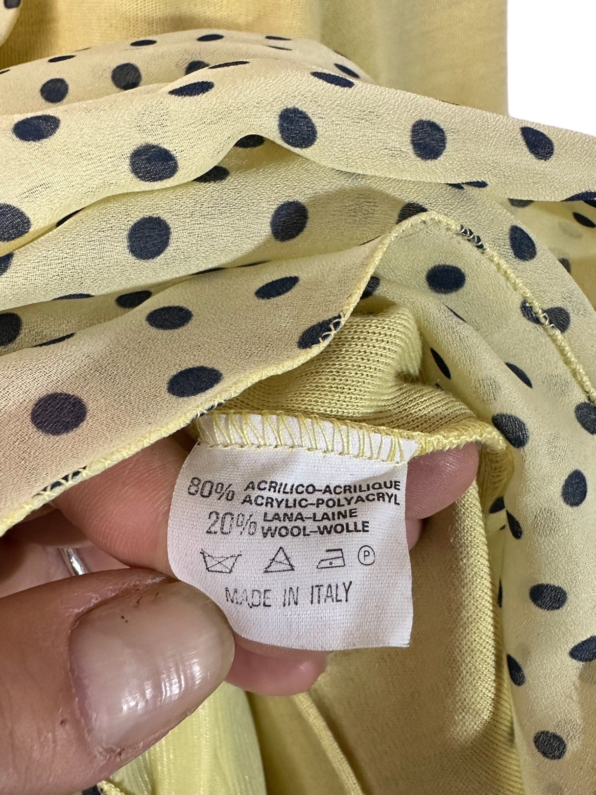 Abito vintage con fiocco (M)