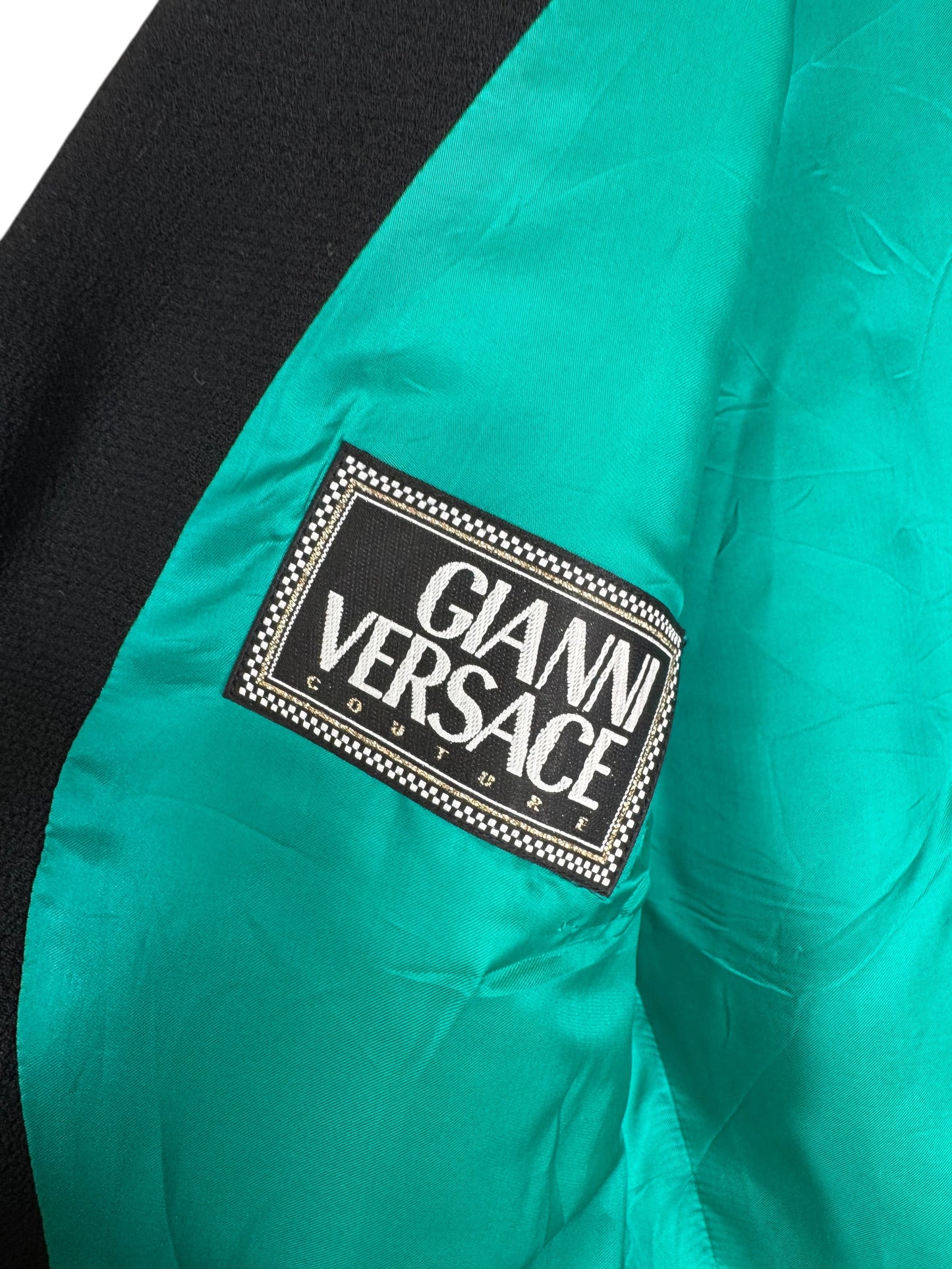 Gianni Versace Couture Vintage Blazer Donna 100% Lana