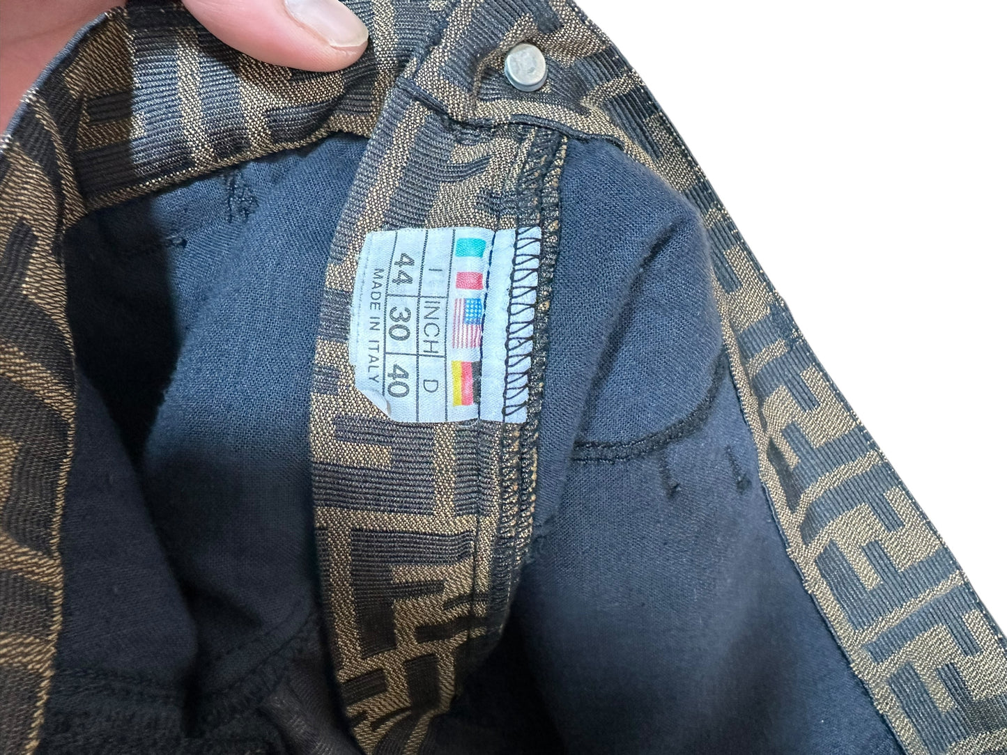Fendi gonna vintage monogram (M)