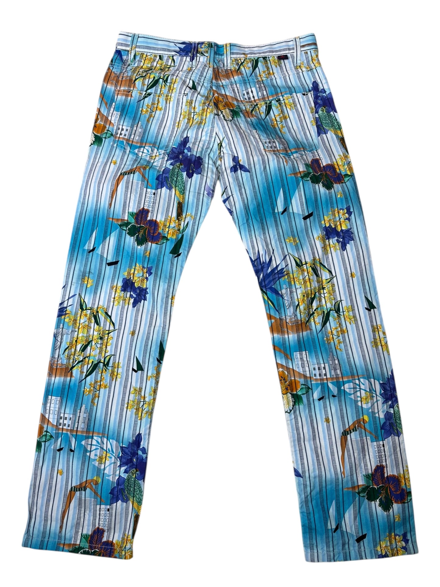 Gucci pantaloni vintage stampati (L)