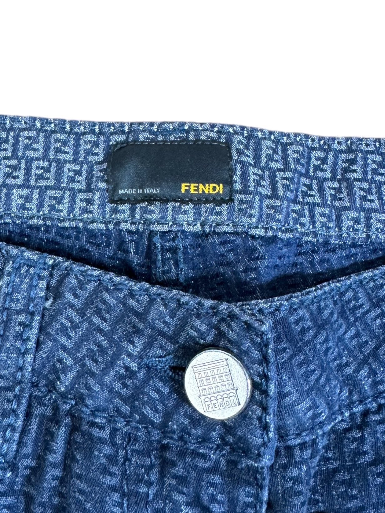 Fendi jeans monogram zucchino (S)
