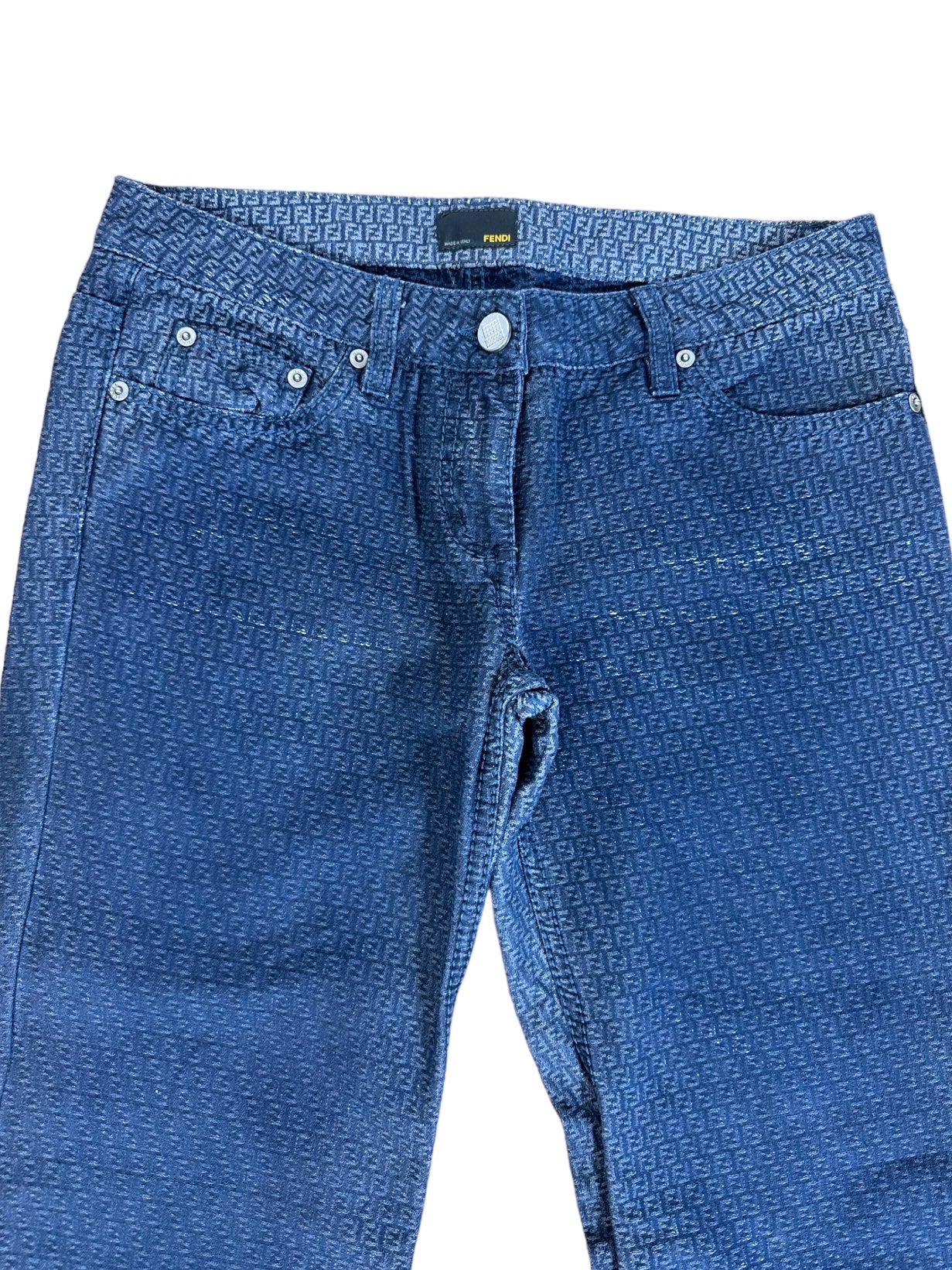 Fendi jeans monogram zucchino (S)