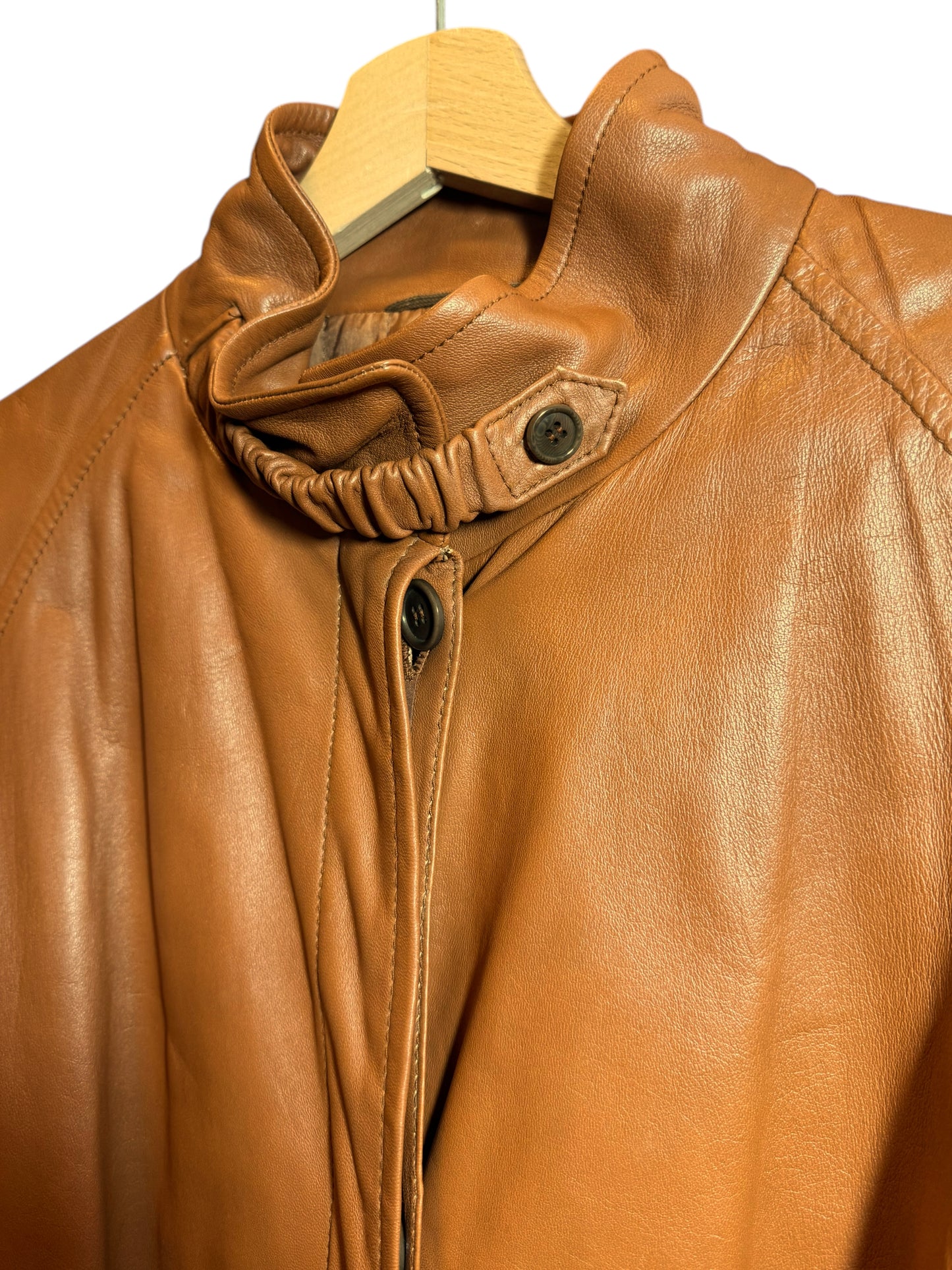 Valentino Pelle – Cappotto in Pelle Vintage Made in Italy
