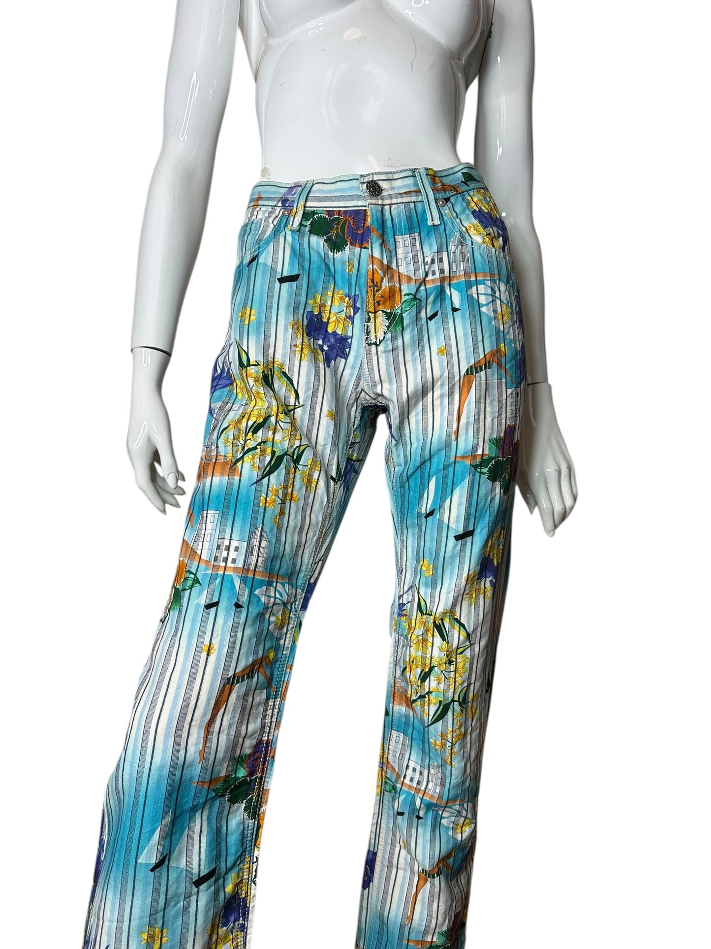 Gucci pantaloni vintage stampati (L)