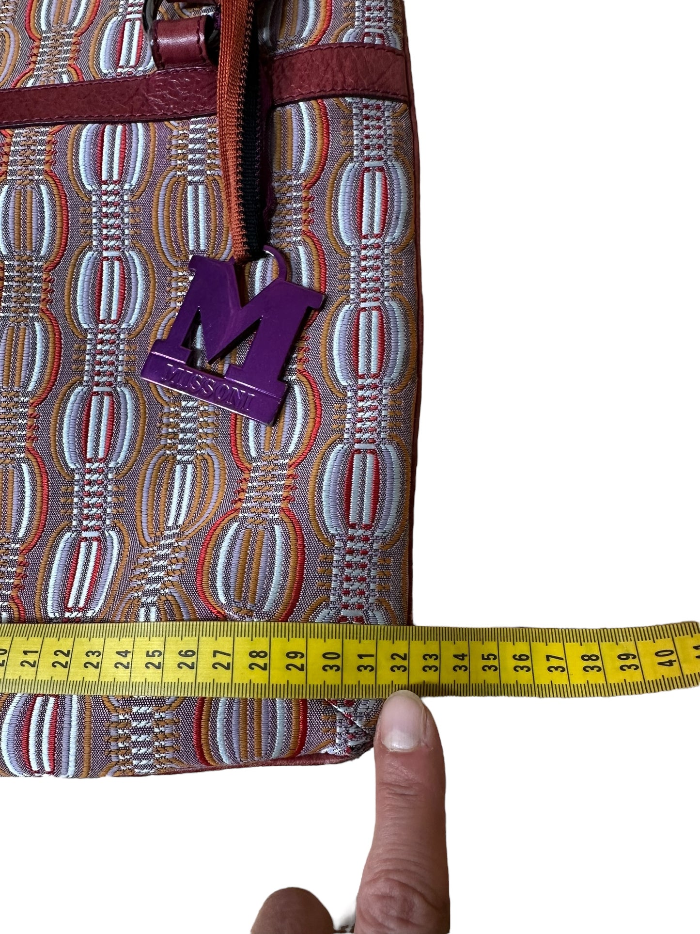 Missoni borsa vintage  in tela jacquard