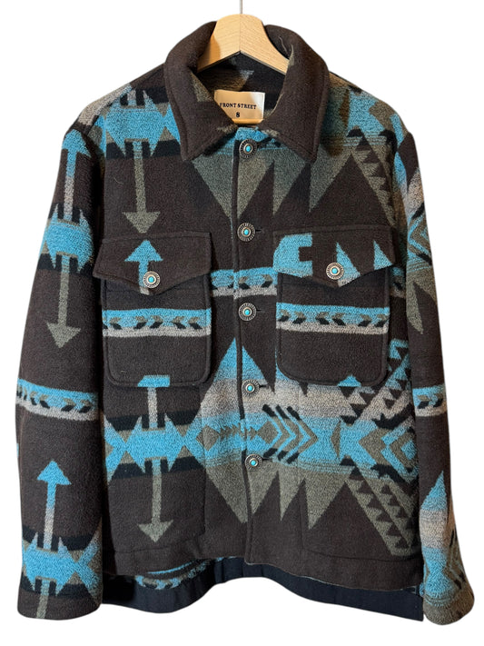Front Street 8 – Giacca Stile Western con Motivo Geometrico