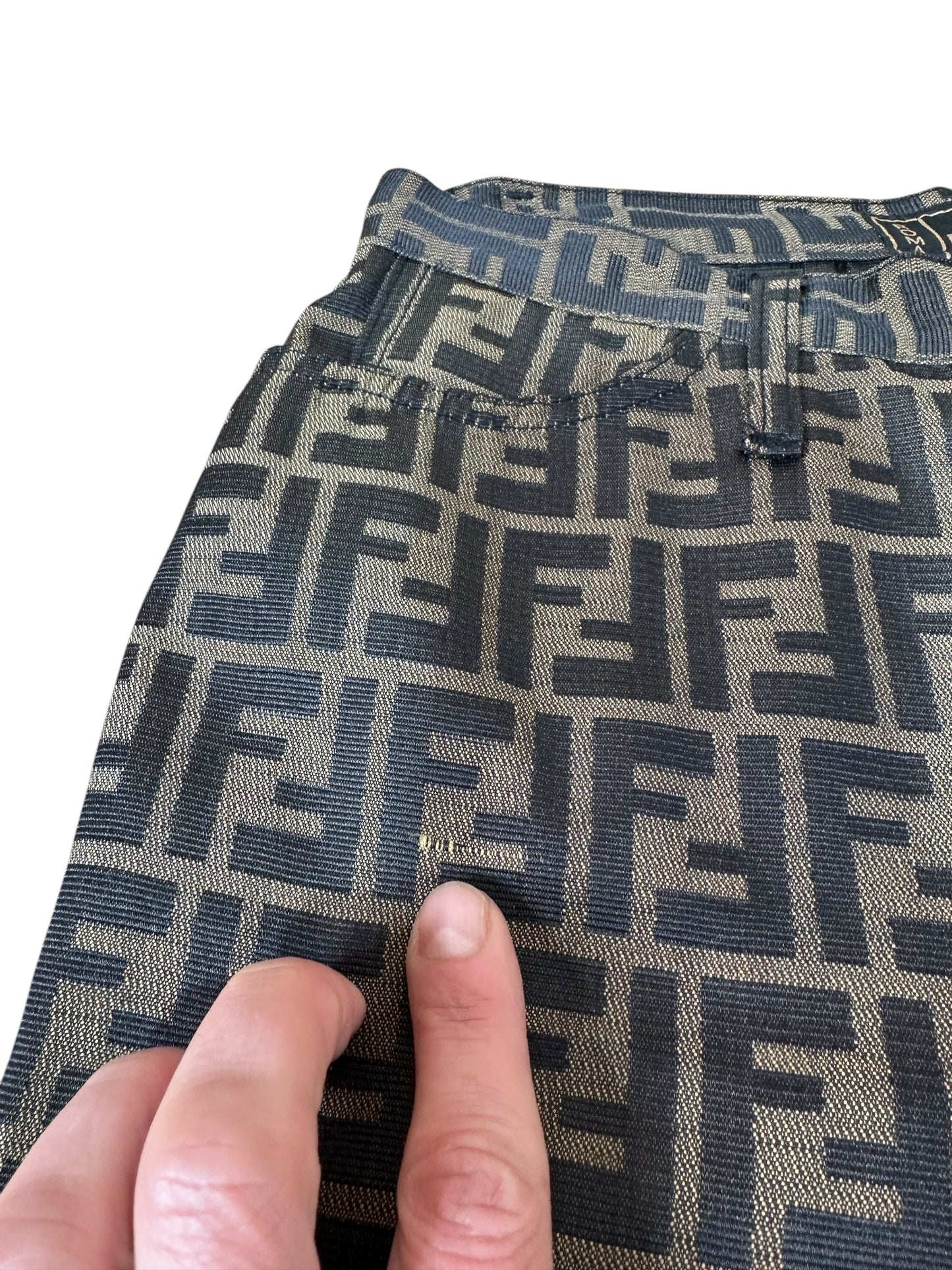 Fendi pantalone vintage FF (S)