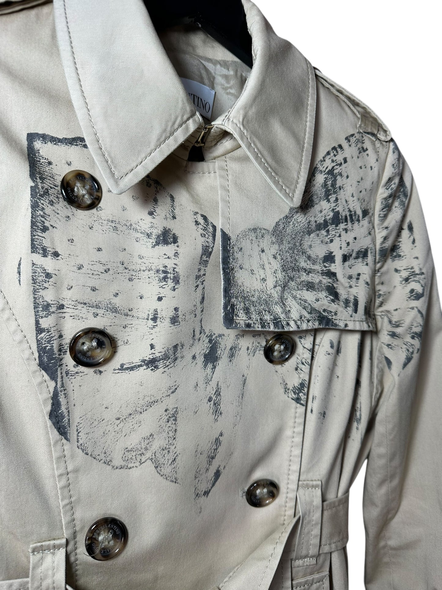 Red Valentino trench con stampa (S)
