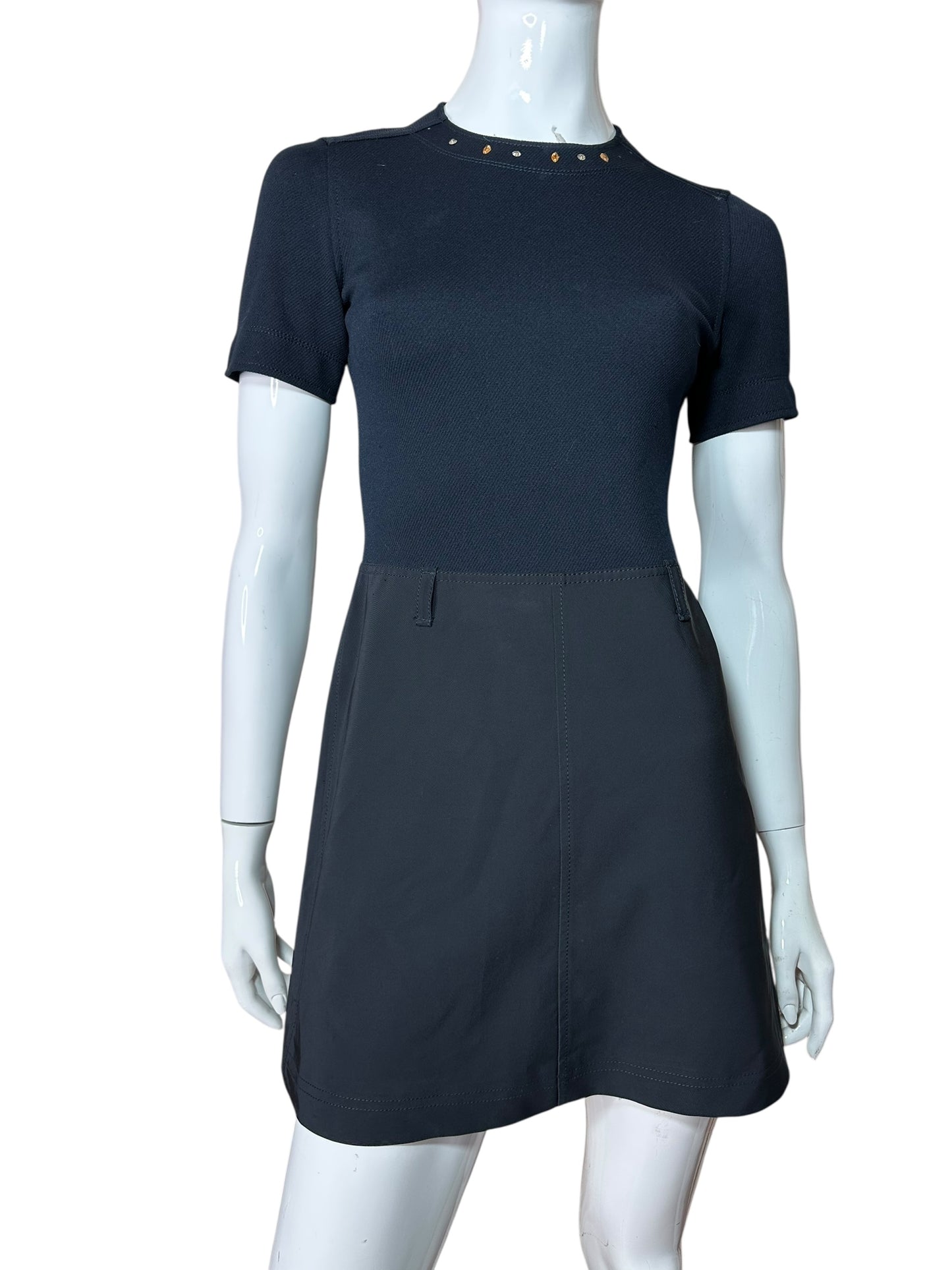 Prada mini abito in nylon e cotone (S)