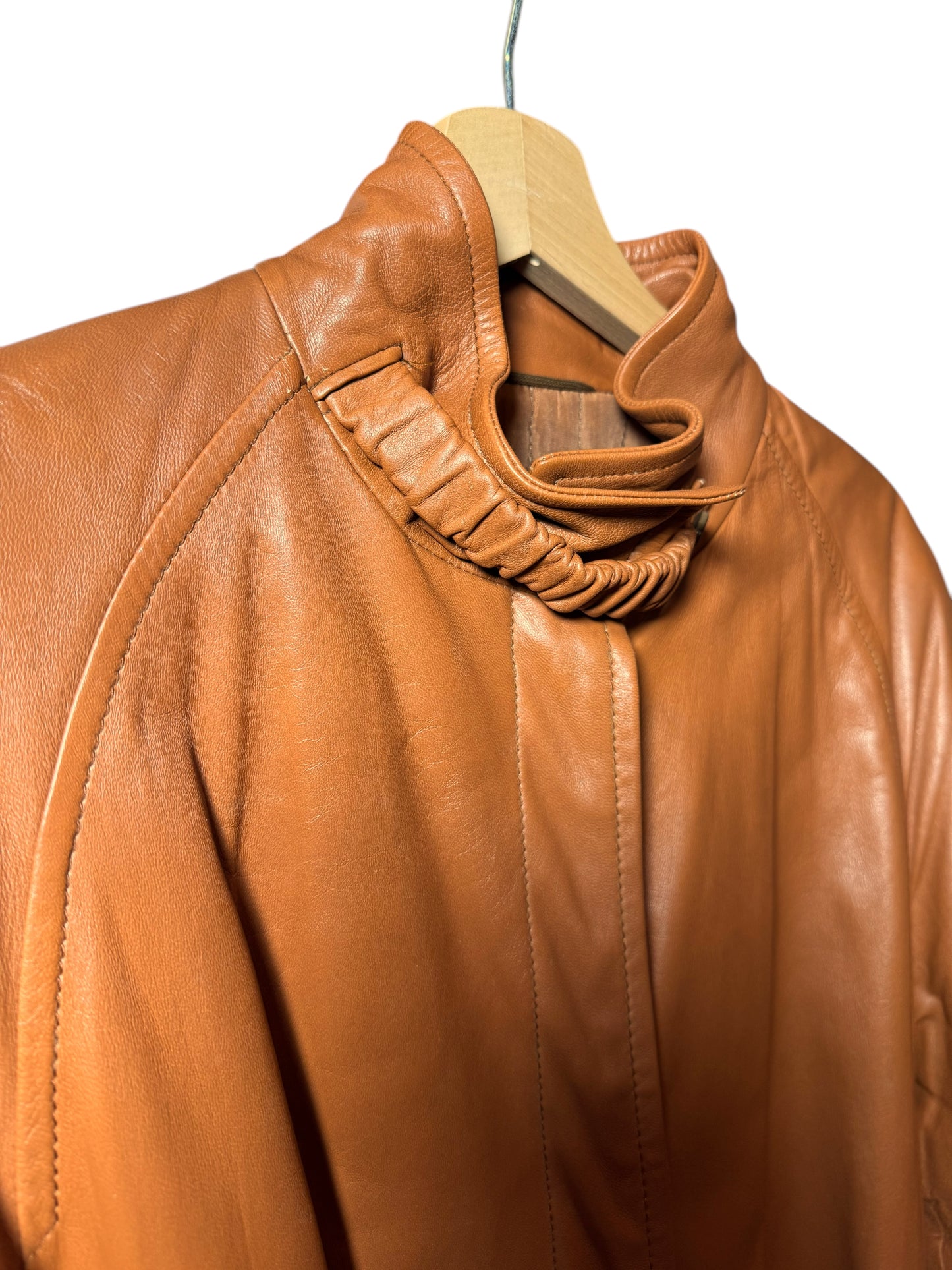 Valentino Pelle – Cappotto in Pelle Vintage Made in Italy