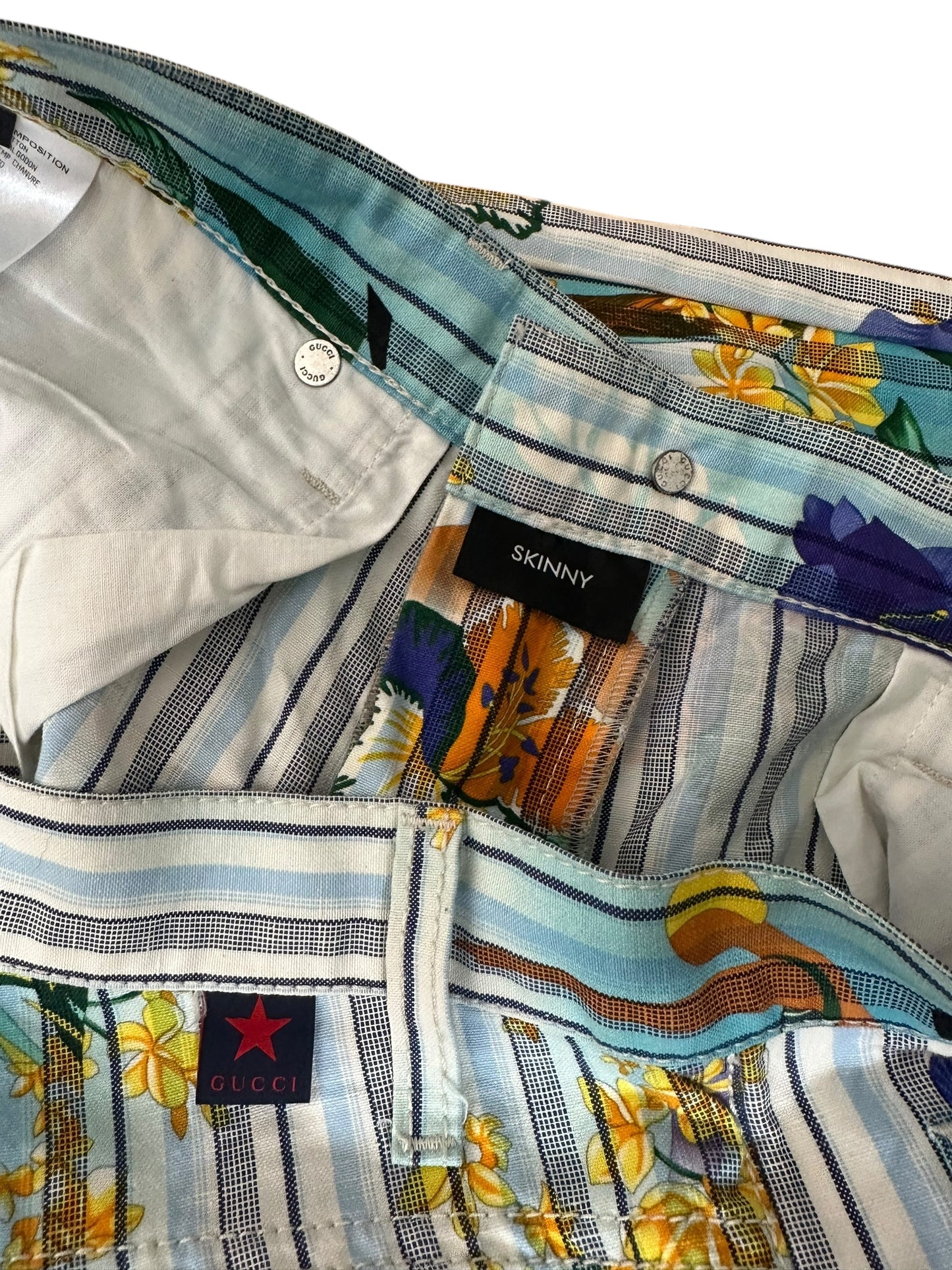 Gucci pantaloni vintage stampati (L)
