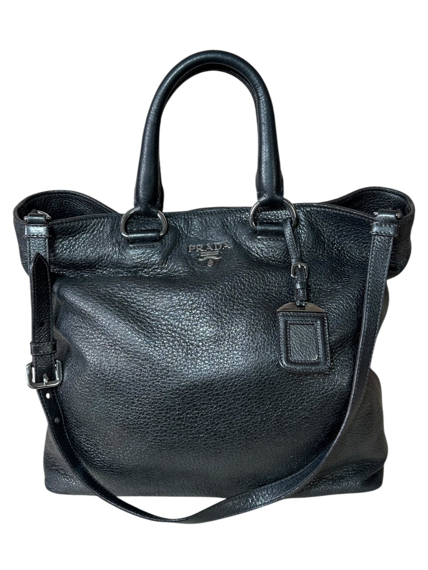 Prada borsa tote in pelle