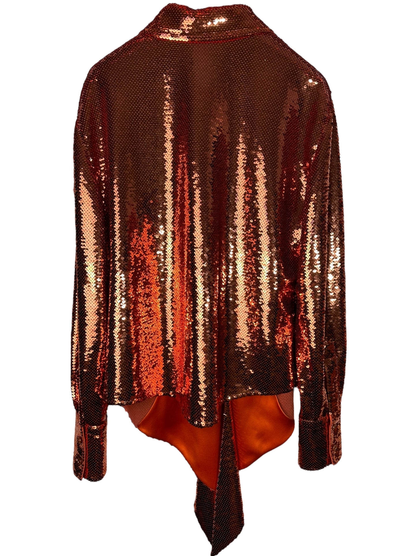 Tom Ford camicia in paillettes (L)