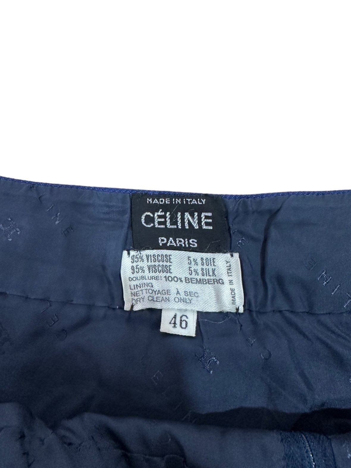 Celine gonna vintage a pieghe (L)