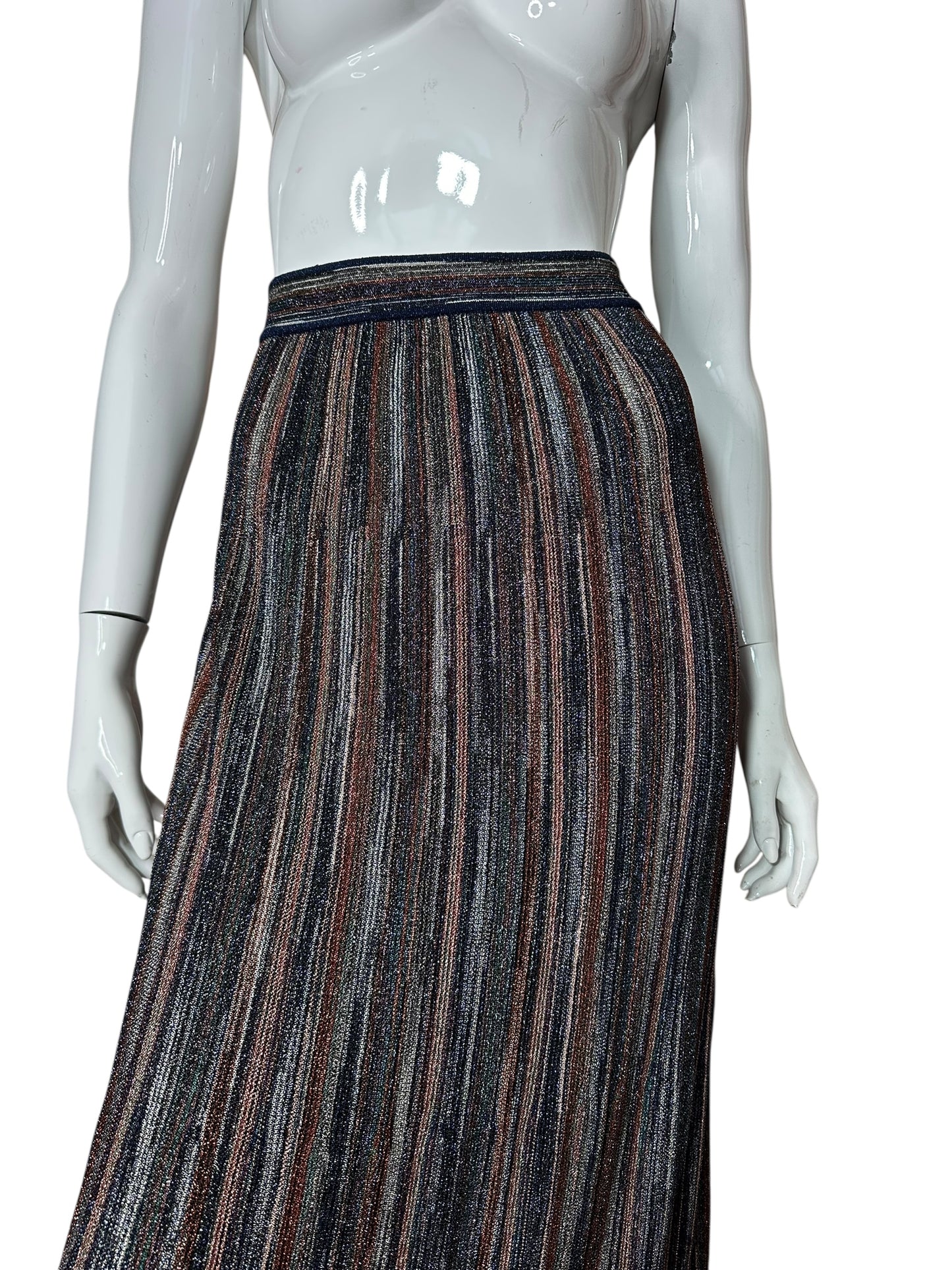 Missoni maxi gonna in lurex (M)