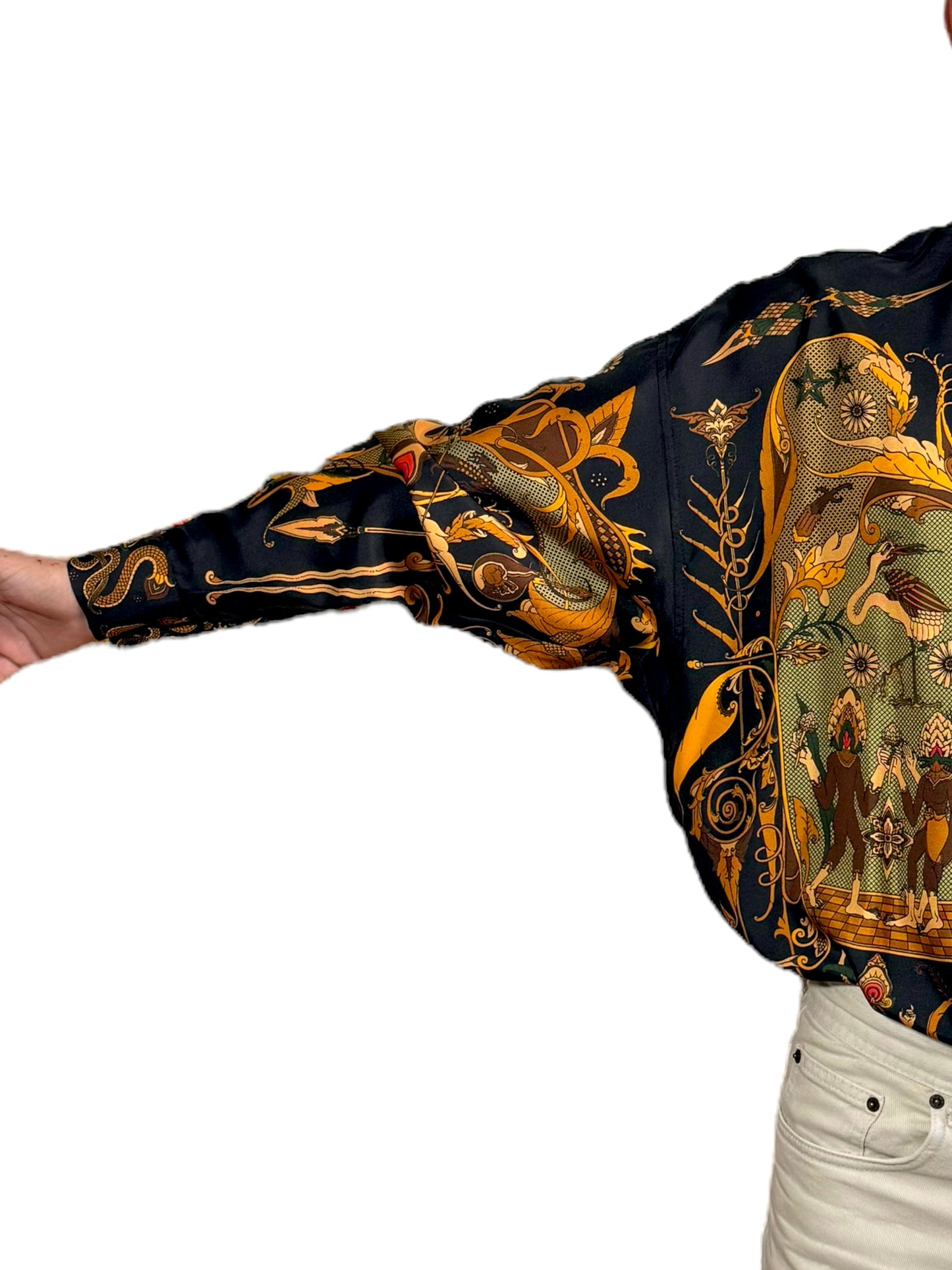 Camicia Fractal in seta